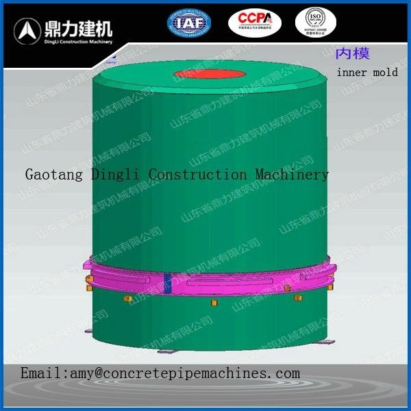 Core mold vibration concrete pipe making machine by manufacture from China
