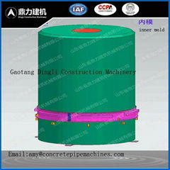 Core mold vibration concrete pipe making machine by manufacture from China