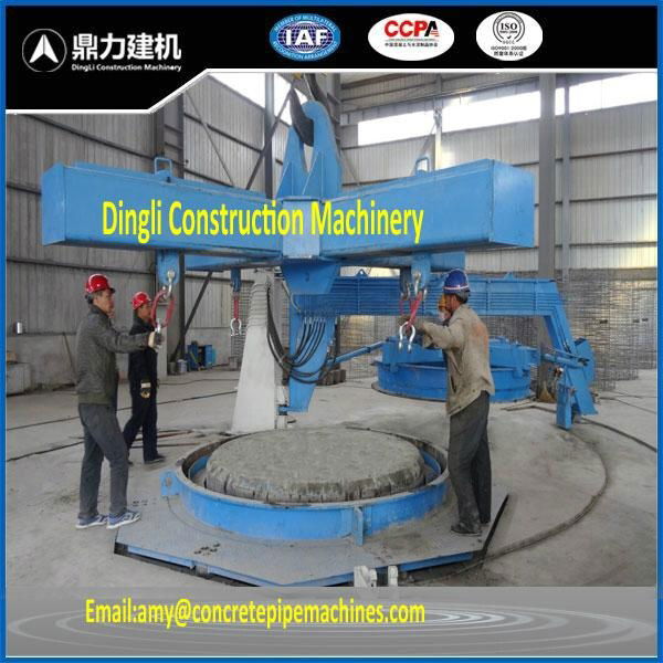 Core mold vibration concrete pipe making machine by manufacture from China 4