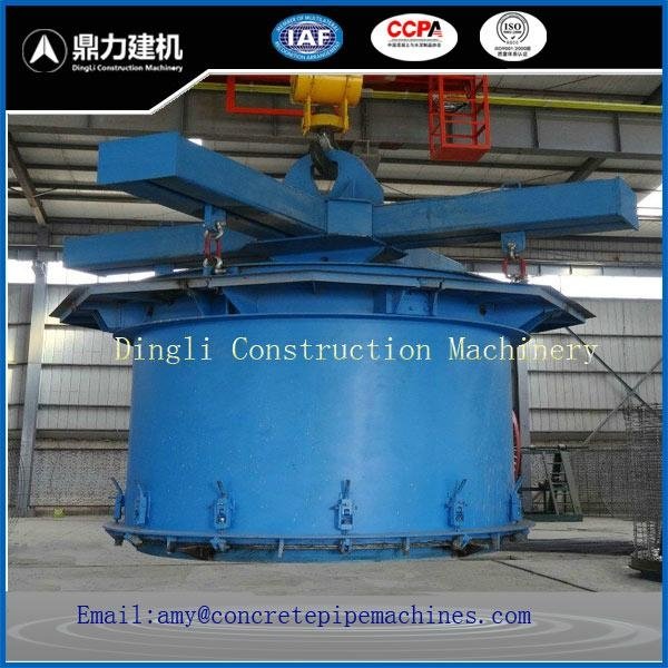 Core mold vibration concrete pipe making machine by manufacture from China 5