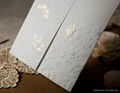 Lace wedding invitation cards 4