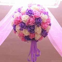 hanging flower decorations wedding 28 cm ball