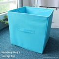 31*31*31*cm good quality custom printed foldable non woven storage Box and Bin 1