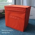 Foldable Nonwoven Fabric 31*31*31cm Storage Box with cover