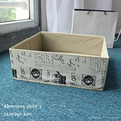 Printed cotton Sock Storage Organizer drawer box