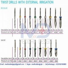 Conical Drills with external irrigation medical design sialkot