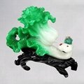 Imitation jade resin crafts 2