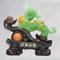Imitation jade resin crafts 4
