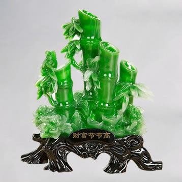 Imitation jade resin crafts 5
