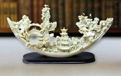 Imitation ivory resin crafts