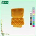 Paper pulp 6 holes egg carton from China 1