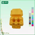 Paper pulp 6 holes egg carton from China 3