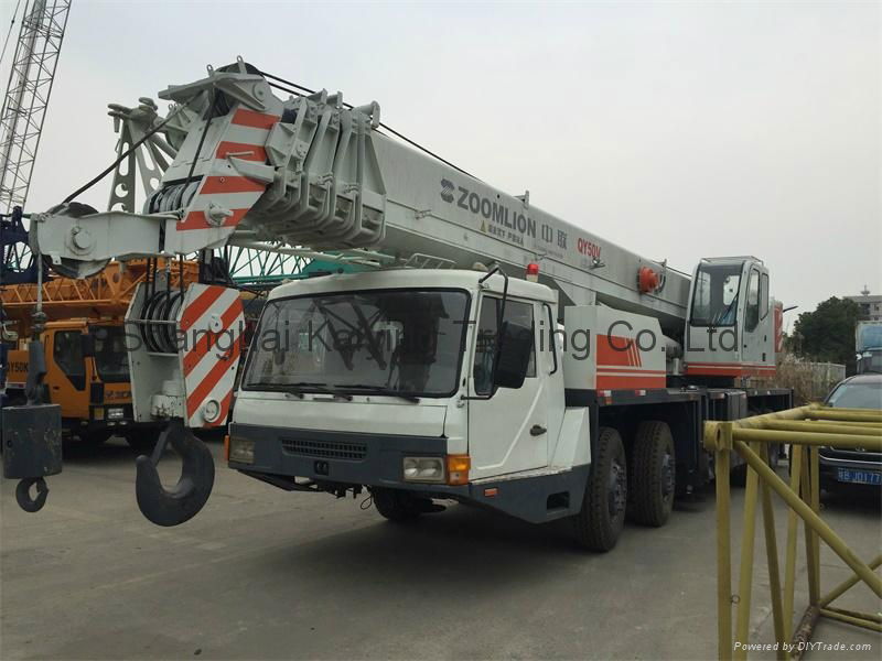 50 Ton QY50V Zoomlion Used Crane For Sale With Cheap Price  