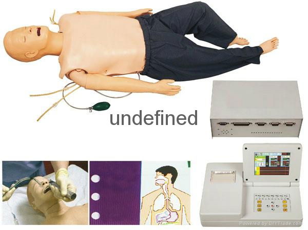 高級多功能急救訓練模擬人(心肺復甦CPR與氣管插管綜合功能)