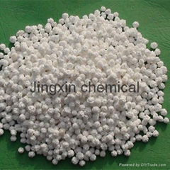 Granulated calcium chloride