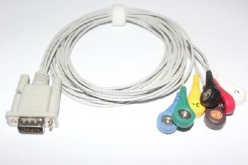  DMS 300-3 Holter 7 lead ECG leadwires
