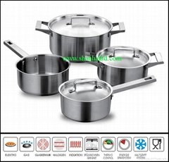 7Pcs Contemporary kitchen pan cookware