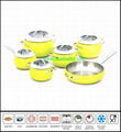 12Pcs Stainless steel apple cookware set