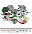 15pcs Stainless Steel Kitchenware Set 1