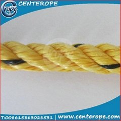 HOT SALE yellow 3 Strand PP Rope on sale