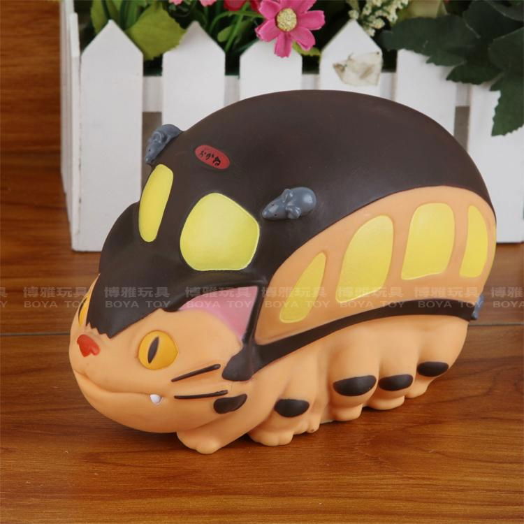 Hayao miyazaki/totoro ghibli bus piggy bank furnishing articles cute doll