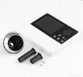 Wireless talking doorbell peephole  support sd card extend and picture taking 3