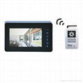 7 inch color wireless video door phone