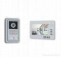 7"LCD Color Video doorphone intercom system with memory 1