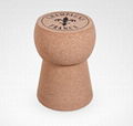 Champagne cork stool table