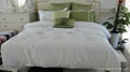 100% Cotton Embroidery Design Duvet Cover Set 2