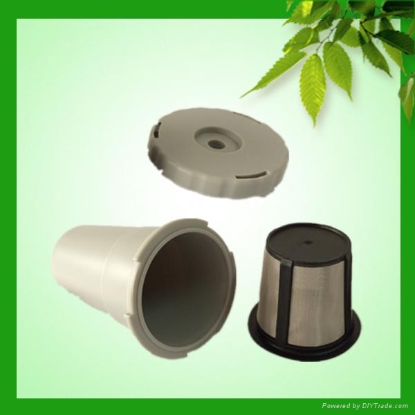 Reusable K Cup 3 in 1 Coffee Filter for Keurig Brewer KF005set HSJ