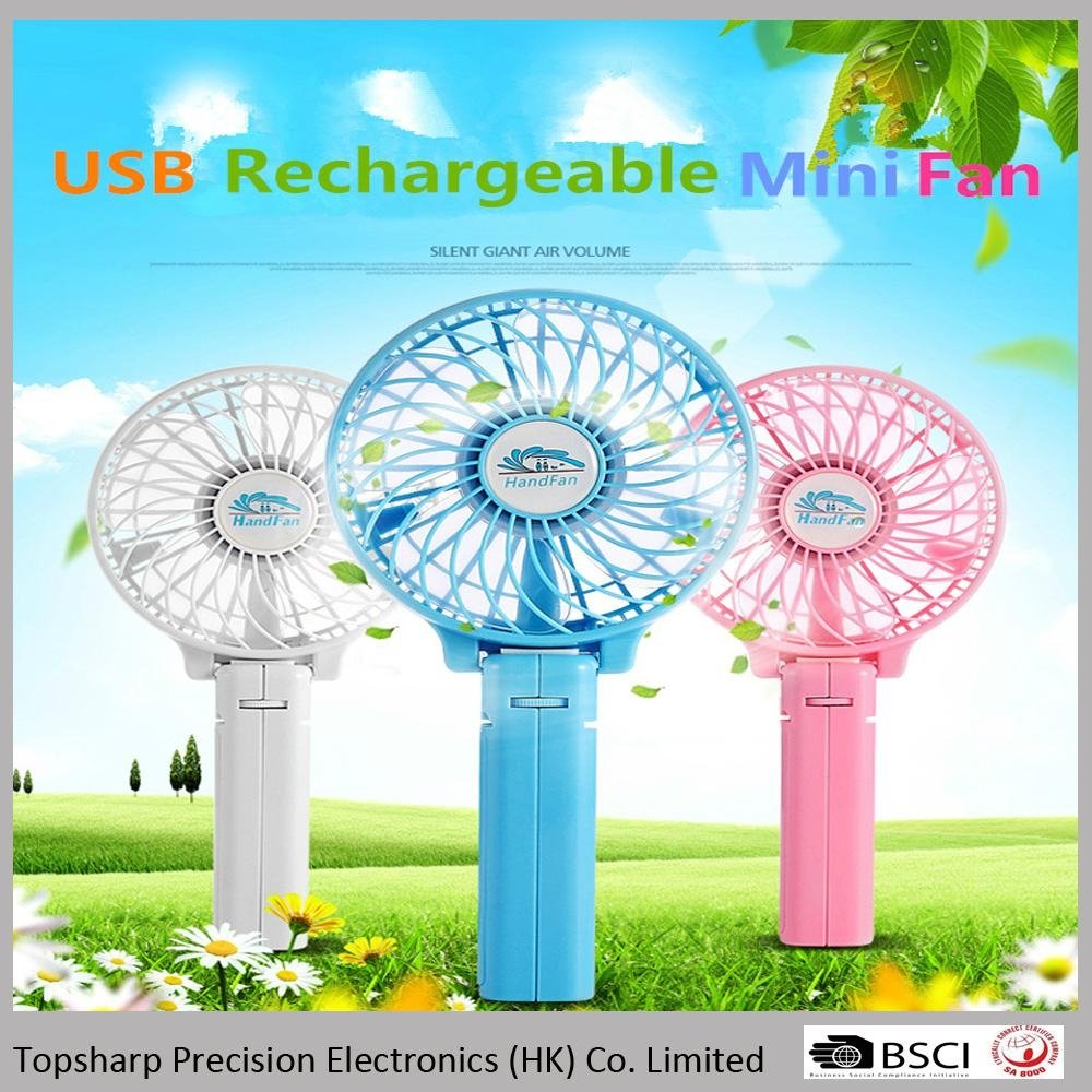 Handfan usb mini rechargeable battery operated fan