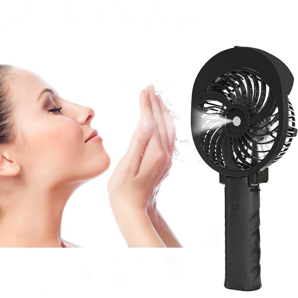 HandFan student outdoor mini charge mist water spray electric fans