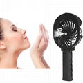 HandFan student outdoor mini charge mist water spray electric fans