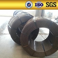 LRPC - ASTM A416 9.53mm seven wire uncoated steel strand
