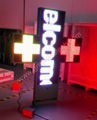 Full color LED Pharmacy Cross 1200x1200 1