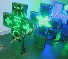 Green color LED Pharmacy Sign 520x520