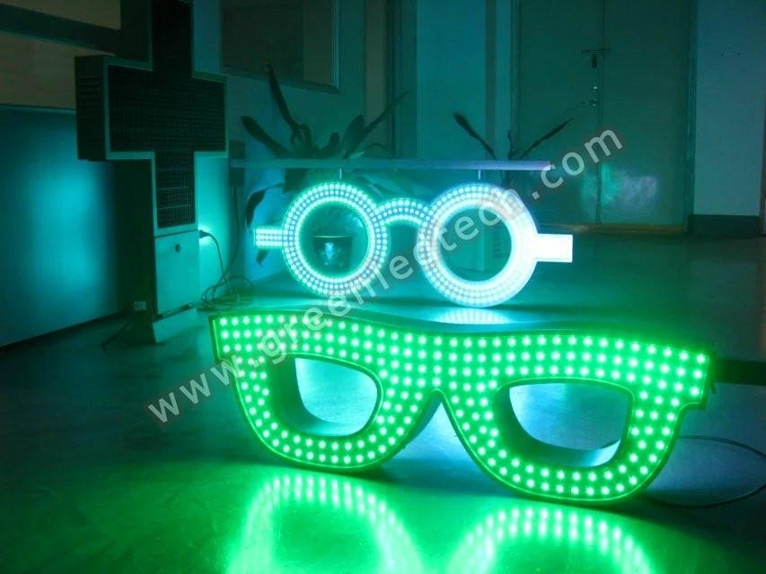LED Optic Sign Glasses Sign