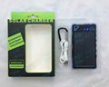 Outdoor portable water proof 8000mAh solar power bank