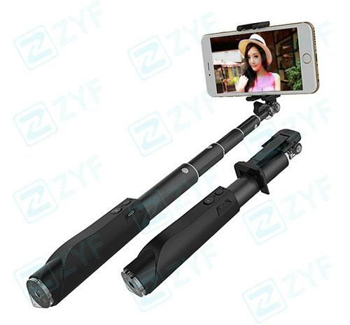 Extendable Handheld Portrait Monopod Bluetooth Selfie Stick For iPhone & Samsung 2