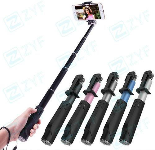 Extendable Handheld Portrait Monopod Bluetooth Selfie Stick For iPhone & Samsung 4