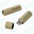 Cylinder paper usb flash drive 1