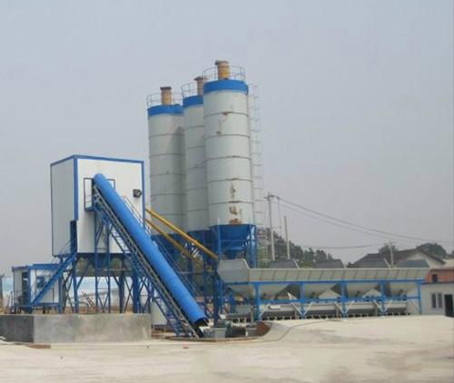 HZS120 concrete mixing station