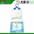 Portable moisture absorber bag for home use