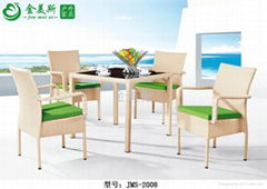 Outdoor leisure eat desk and chair Cany art furniture