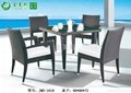Outdoor leisure eat desk and chair Cany art furniture 4