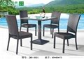 Outdoor leisure eat desk and chair Cany art furniture 3