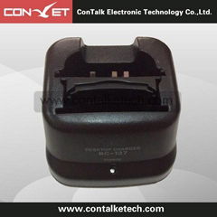 Two way Radio Ni-MH Ni-CD Li-ion Battery Charging Dock Desktop Charger