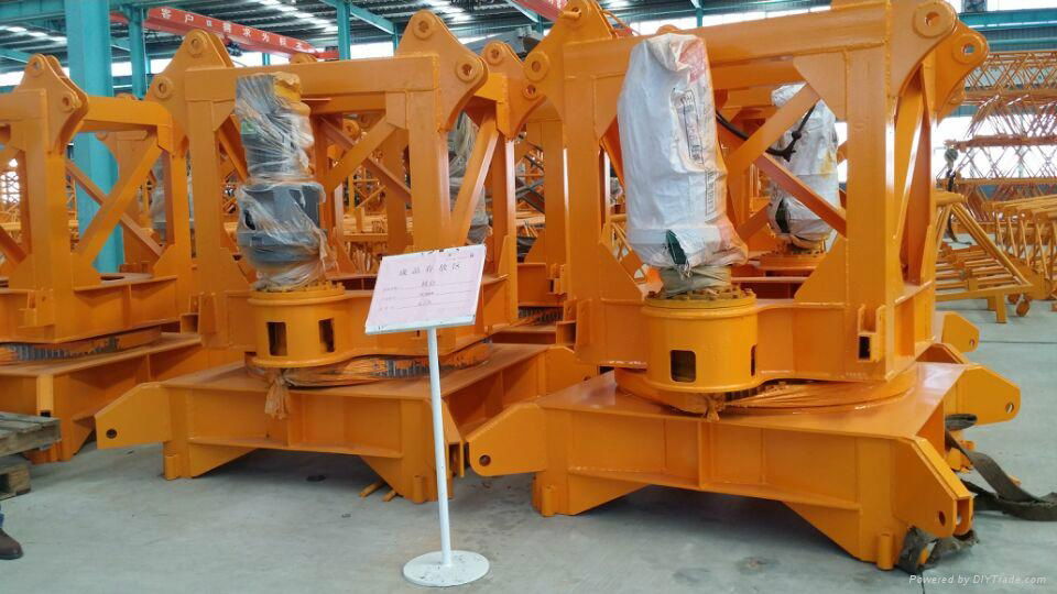 high qeffiency QTZ50 5t moving tower crane