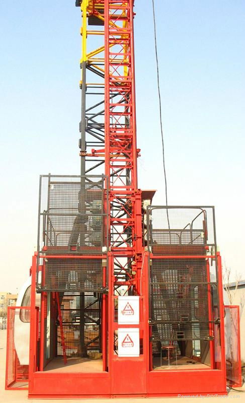 Hot sale 1T construction hoist in Brazil